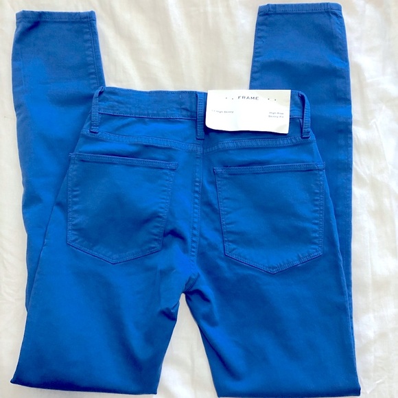 NWT FRAME Blue skinny Jean size 23 - Picture 5 of 7